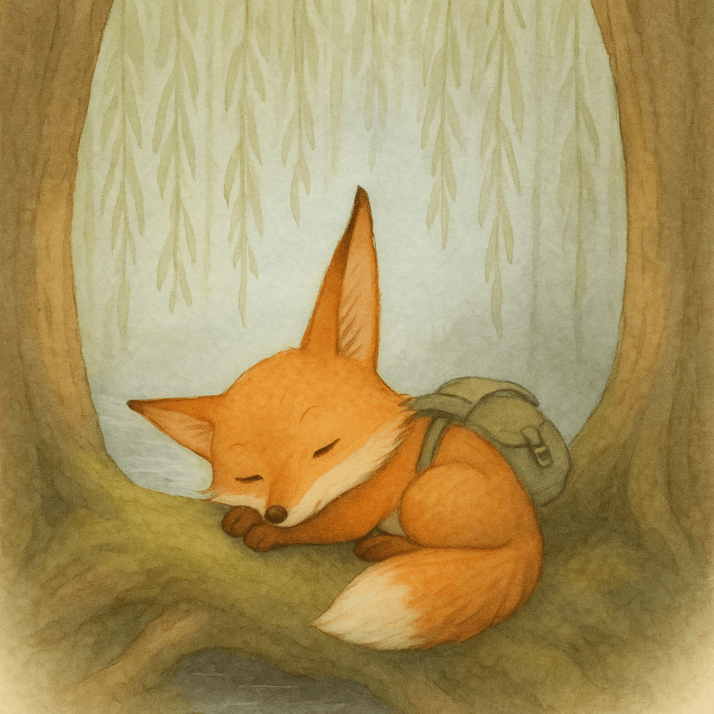 An illustration from Pip and the Otter Who Kept Circling