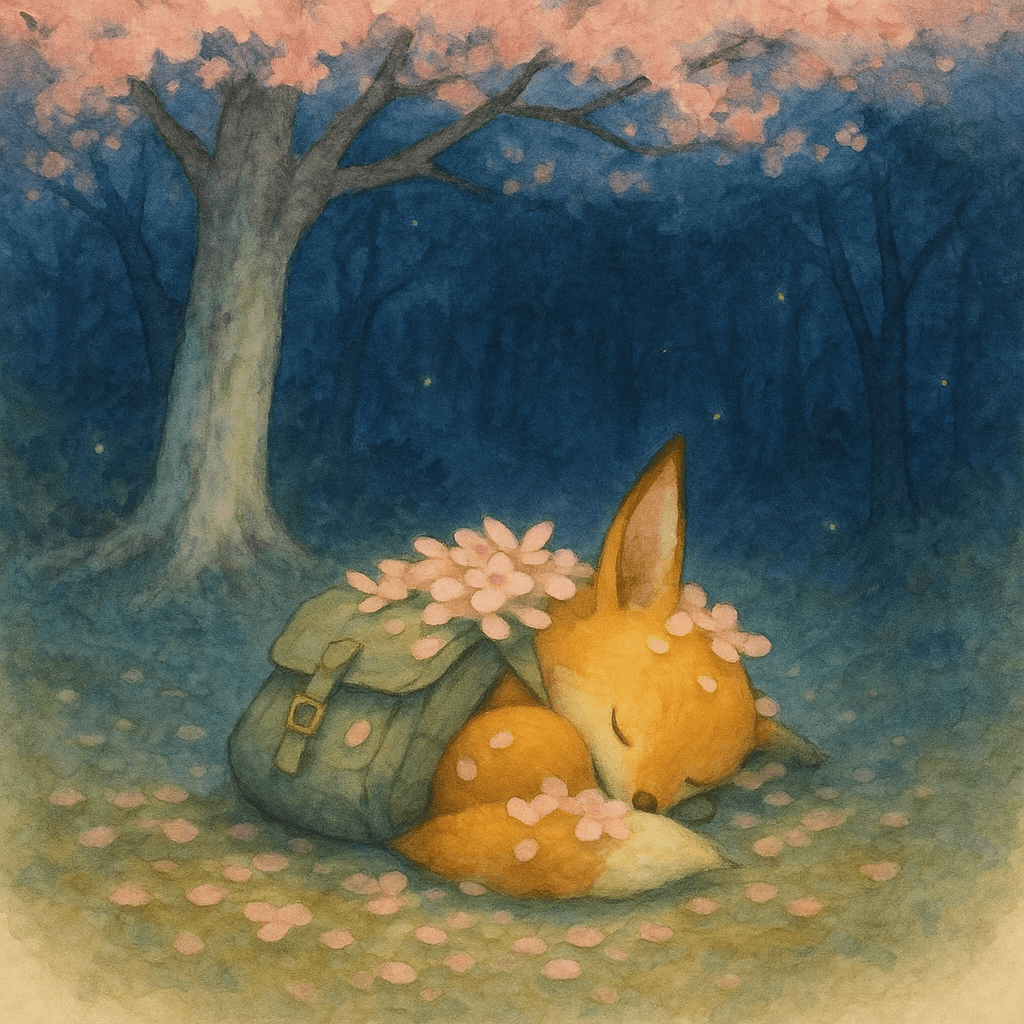 An illustration from Pip and the Firefly Who Forgot the Dark