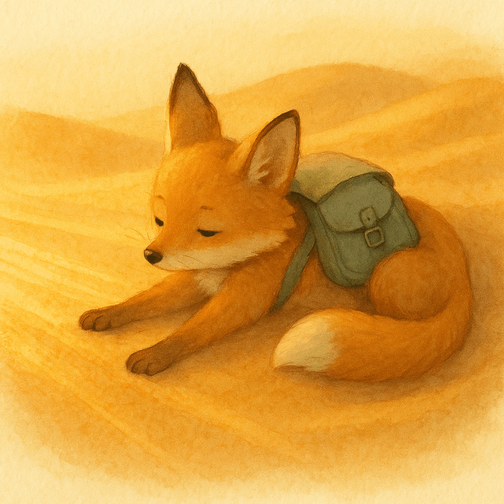An illustration from Pip and the Fox Who Lost Its Bark