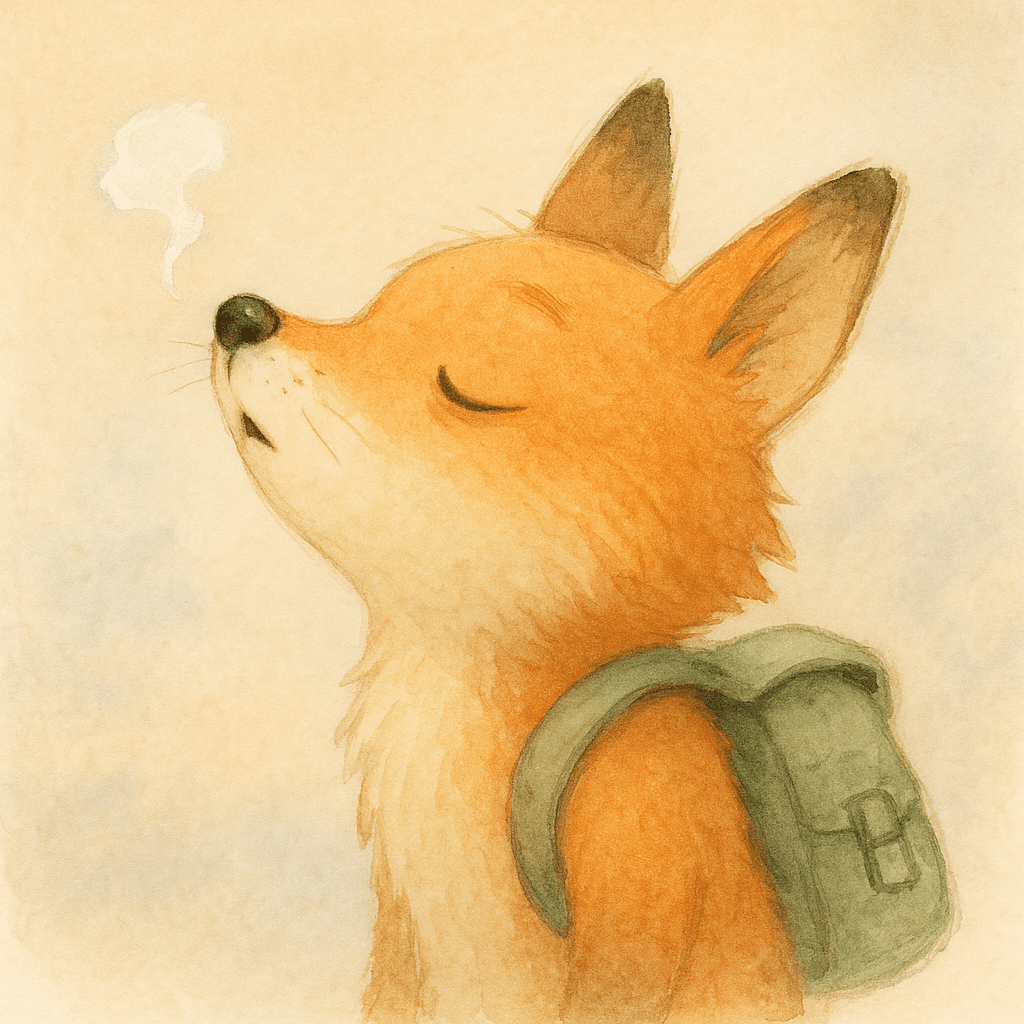 An illustration from Pip and the Dormouse at Dawn